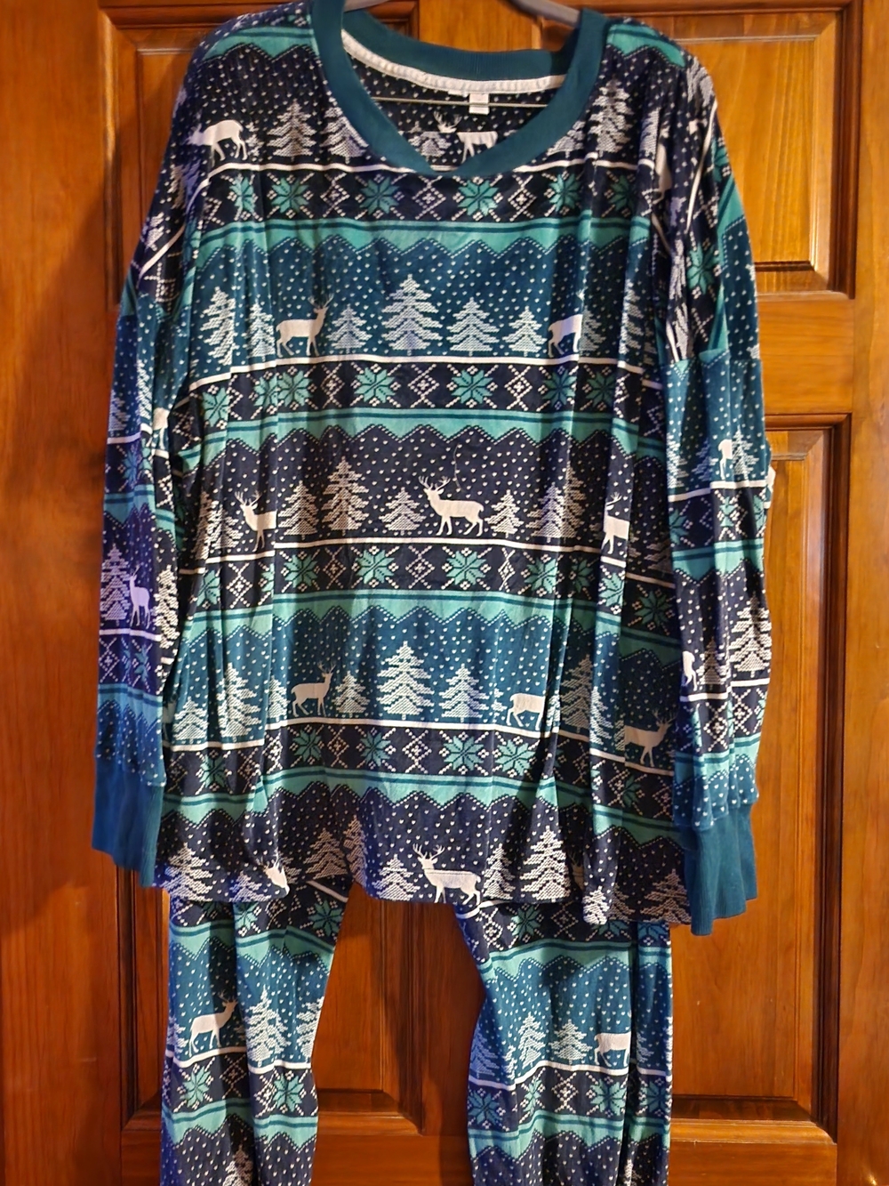 Joyspun 2-Piece Winter Pajama Lounge Set 3X